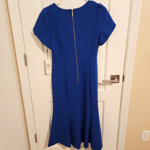 New With Tags Calvin Klein Royal Blue Midi Dress FINAL PRICE - Picture 4 of 5